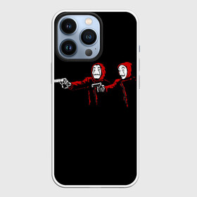 Чехол для iPhone 13 Pro с принтом BELLA CIAO | PULP FICTION в городе Новоалтайск,  |  | Тематика изображения на принте: bella | bells | casa | ciao | de | el | fiction | jingle | la | moscow | netflix | papel | professor | pulp | resistencia | tokio | viva | бумажный | дом | криминальное | профессор | чтиво