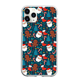Чехол для iPhone 11 Pro Max матовый с принтом ПОКРЫТО НОВЫМ ГОДОМ в городе Новоалтайск, Силикон |  | 2022 | christmas | new year | pattern | дед мороз | новый год | паттерн | рождество