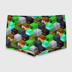 Мужские купальные плавки 3D с принтом MINECRAFT PATTERN МАЙНКРАФТ УЗОР в городе Новоалтайск, Полиэстер 85%, Спандекс 15% |  | block | craft | creeper | cube | dungeons | game | games | logo | mine | minecraft | miner | pattern | pixel | zombie | блок | геометрия | данжен | зомби | игра | игры | крафт | крипер | кубики | лого | логотип | майкрафт | майн | майнкрафт | 