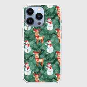 Чехол для iPhone 13 Pro с принтом Новогоднее настроение Санта в городе Новоалтайск,  |  | 2022 | год тигра | новый год | новый год 2022 | символ года | тигр | тигренок | тигрица | тигры