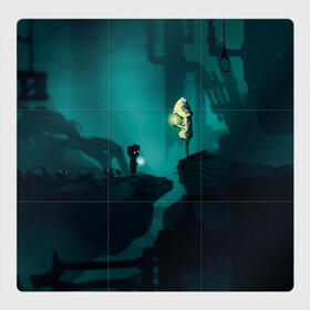 Магнитный плакат 3Х3 с принтом Limbo x Little Nightmares в городе Новоалтайск, Полимерный материал с магнитным слоем | 9 деталей размером 9*9 см | game | games | limbo | little nightmares | игра | игры | лимбо | литл найтмерс