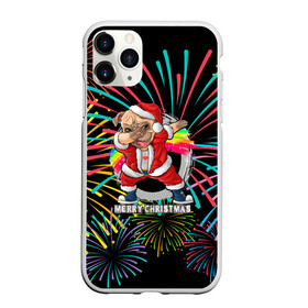 Чехол для iPhone 11 Pro Max матовый с принтом Merry Christmas Mops Dabbing. в городе Новоалтайск, Силикон |  | Тематика изображения на принте: 2022 | dabbing | happy new year | merry christmas | mops dabbing | год тигра | зима близко | нг | новогодний | новый год | новый год 2022 | рождество | салют | символ 2022 года | собака
