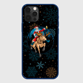 Чехол для iPhone 12 Pro Max с принтом Олень и Santa. в городе Новоалтайск, Силикон |  | 2022 | happy new year | merry christmas | rdnewyear22 | santa | год тигра | зима близко | нг | новогодний | новый год | новый год 2022 | олень | рождество | санта | символ 2022 года | снежинки