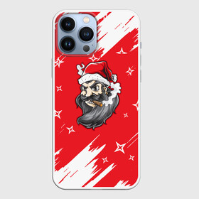Чехол для iPhone 13 Pro Max с принтом [Звезды]   Новогодний Санта в городе Новоалтайск,  |  | Тематика изображения на принте: 2022 | happy new year | merry christmas | santa | зима близко | нг | новогодний | новый год | новый год 2022 | рождество | санта | символ 2022 года
