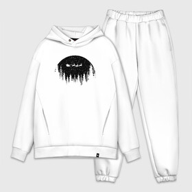 Мужской костюм хлопок OVERSIZE с принтом [Black]   Санта с оленями в городе Новоалтайск,  |  | 2022 | happy new year | merry christmas | santa | зима близко | нг | новогодний | новый год | новый год 2022 | рождество | санта | символ 2022 года