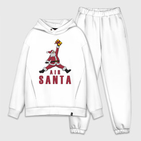 Мужской костюм хлопок OVERSIZE с принтом AIR SANTA (ЭЙР САНТА) в городе Новоалтайск,  |  | 2022 | air | bad | christmas | cold | hipster | ho | klaus | merry | new | santa | snow | winter | year | год | дед | зима | клаус | мороз | новый | рождество | санта | снег | хипстер | хо | холод | эйр