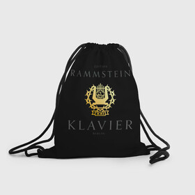 Рюкзак-мешок 3D с принтом Rammstein XXI - Klavier в городе Новоалтайск, 100% полиэстер | плотность ткани — 200 г/м2, размер — 35 х 45 см; лямки — толстые шнурки, застежка на шнуровке, без карманов и подкладки | Тематика изображения на принте: lindemann | rammstein | ramstein | till lindemann | альбом | кристоф шнайдер | лоренц | метал | немецкая | оливер ридель | пауль ландерс | раммштайн | рамштайн | рихард круспе | рок группа | тилль линдеманн