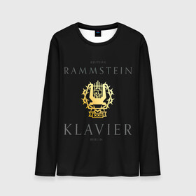 Мужской лонгслив 3D с принтом Rammstein XXI - Klavier в городе Новоалтайск, 100% полиэстер | длинные рукава, круглый вырез горловины, полуприлегающий силуэт | lindemann | rammstein | ramstein | till lindemann | альбом | кристоф шнайдер | лоренц | метал | немецкая | оливер ридель | пауль ландерс | раммштайн | рамштайн | рихард круспе | рок группа | тилль линдеманн