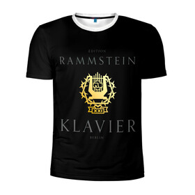Мужская футболка 3D спортивная с принтом Rammstein XXI - Klavier в городе Новоалтайск, 100% полиэстер с улучшенными характеристиками | приталенный силуэт, круглая горловина, широкие плечи, сужается к линии бедра | lindemann | rammstein | ramstein | till lindemann | альбом | кристоф шнайдер | лоренц | метал | немецкая | оливер ридель | пауль ландерс | раммштайн | рамштайн | рихард круспе | рок группа | тилль линдеманн