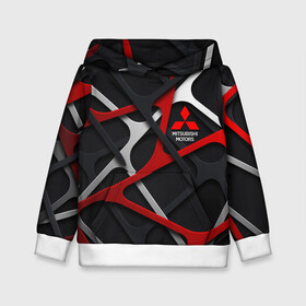 Детская толстовка 3D с принтом MITSUBISHI 3D Texture Logo в городе Новоалтайск, 100% полиэстер | двухслойный капюшон со шнурком для регулировки, мягкие манжеты на рукавах и по низу толстовки, спереди карман-кенгуру с мягким внутренним слоем | auto | autosport | avto | car | mitsubishi | race | street racing | авто | автоспорт | гонки | марка | машина | митсубиси | митсубиши | мицубиси | мицубиши | тачка