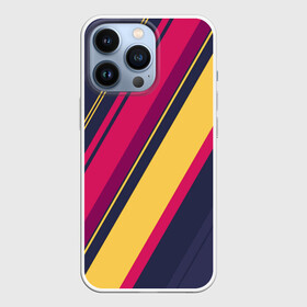Чехол для iPhone 13 Pro с принтом Геометрический Строй в городе Новоалтайск,  |  | Тематика изображения на принте: геометрия | линии | минимализм | полосы | цвета