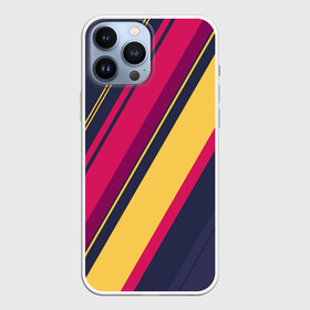 Чехол для iPhone 13 Pro Max с принтом Геометрический Строй в городе Новоалтайск,  |  | Тематика изображения на принте: геометрия | линии | минимализм | полосы | цвета
