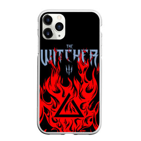 Чехол для iPhone 11 Pro матовый с принтом THE WITCHER 3 ВЕДЬМАК 3 FIRE ОГОНЬ в городе Новоалтайск, Силикон |  | geralt | the witcher | the witcher wild hunt | witcher | wolf | аард | аксий | белый волк | ведьмак | ведьмак 3 | волк | геральт | игни | ирден | йенифер | каер морхен | квен | охотник | трисс | цири | школа волка