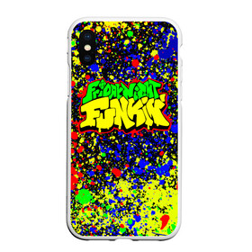 Чехол для iPhone XS Max матовый с принтом Friday Night Funkin Logo Acid Style в городе Новоалтайск, Силикон | Область печати: задняя сторона чехла, без боковых панелей | friday night funkin | ночь пятницы фанкин | пятничный вечер фанкин | фрайдей найт фанкин | фридей найт фанкин