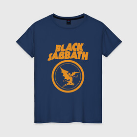 Женская футболка хлопок с принтом Black Sabbath Vol 4 Рок группа в городе Новоалтайск, 100% хлопок | прямой крой, круглый вырез горловины, длина до линии бедер, слегка спущенное плечо | black sabbath | black sabbath vol 4 | vol 4 | рок | рок группа