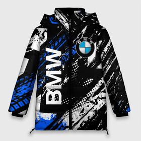 Женская зимняя куртка Oversize с принтом BMW следы от шин в городе Новоалтайск, верх — 100% полиэстер; подкладка — 100% полиэстер; утеплитель — 100% полиэстер | длина ниже бедра, силуэт Оверсайз. Есть воротник-стойка, отстегивающийся капюшон и ветрозащитная планка. 

Боковые карманы с листочкой на кнопках и внутренний карман на молнии | bmw | bmw performance | m | motorsport | performance | бмв | моторспорт | следы о  шин