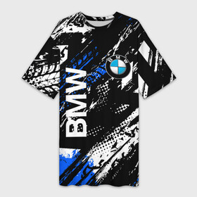 Платье-футболка 3D с принтом BMW следы от шин. в городе Новоалтайск,  |  | bmw | bmw performance | m | motorsport | performance | бмв | моторспорт | следы о  шин