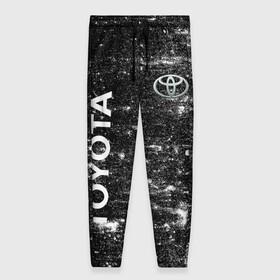 Женские брюки 3D с принтом [Toyota] - Grang в городе Новоалтайск, полиэстер 100% | прямой крой, два кармана без застежек по бокам, с мягкой трикотажной резинкой на поясе и по низу штанин. В поясе для дополнительного комфорта — широкие завязки | Тематика изображения на принте: auto | sport | toyota | авто | автомобиль | бренд | спорт | тойота