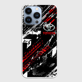 Чехол для iPhone 13 Pro с принтом [Toyota]   Следы шин в городе Новоалтайск,  |  | auto | sport | toyota | авто | автомобиль | бренд | спорт | тойота