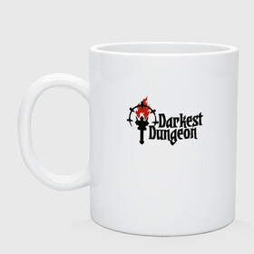 Кружка керамическая с принтом Darkest Dungeon | Темнейшее подземелье в городе Новоалтайск, керамика | объем — 330 мл, диаметр — 80 мм. Принт наносится на бока кружки, можно сделать два разных изображения | colour of madness | crimson court | darkest dungeon | game | logo | roguelike | shieldbreaker | the shieldbreaker | игра | лого | логотип | ролевая игра | темнейшее подземелье