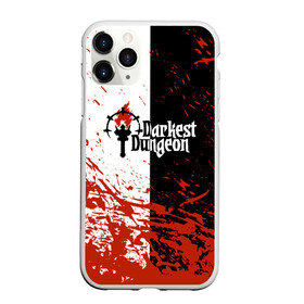 Чехол для iPhone 11 Pro матовый с принтом Darkest Dungeon | DD | Black White Logo в городе Новоалтайск, Силикон |  | Тематика изображения на принте: colour of madness | crimson court | darkest dungeon | game | logo | roguelike | shieldbreaker | the shieldbreaker | игра | лого | логотип | ролевая игра | темнейшее подземелье