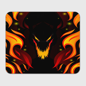 Прямоугольный коврик для мышки с принтом DOTA 2 SHADOW FIEND   ТЕНЬ ОГОНЬ в городе Новоалтайск, натуральный каучук | размер 230 х 185 мм; запечатка лицевой стороны | bristleback | dota | dota 2 | dota2 | fire | flame | heroes | invoker | lina | og team | pudge | shadow | shadow fiend | team liquid | team spirit | the international | windranger | бристелбек | бристл | дота | дота 2 | дота2 | огонь | пламя | пудж | тень