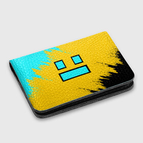 Картхолдер с принтом с принтом GEOMETRY DASH SMILE БРЫЗГИ КРАСОК в городе Новоалтайск, натуральная матовая кожа | размер 7,3 х 10 см; кардхолдер имеет 4 кармана для карт; | Тематика изображения на принте: 2d | arcade | demon | game | geometry dash | levels | meltdown | robtop | smile | аркада | брызги | брызги красок | геометрический тире | демон | краски | раннер | смайлы | уровни | эмоции