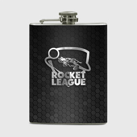 Фляга с принтом Rocket League Metal Logo в городе Новоалтайск, металлический корпус | емкость 0,22 л, размер 125 х 94 мм. Виниловая наклейка запечатывается полностью | Тематика изображения на принте: auto | avto | car | race | rocket league | авто | гонки | машина | рокет лига | тачка