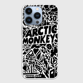 Чехол для iPhone 13 Pro с принтом Arctic monkeys Pattern в городе Новоалтайск,  |  | alternative | arctic monkeys | metall | music | rock | альтернатива | арктик монкейс | арктические обезьяны | металл | музыка | рок