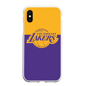 Чехол для iPhone XS Max матовый с принтом LAKERS LINE HEXAGON SPORT в городе Новоалтайск, Силикон | Область печати: задняя сторона чехла, без боковых панелей | Тематика изображения на принте: america | basketball | hexagon | kobe bryant | la | la lakers | lakers | los angeles lakers | nba | usa | баскетбол | гексагон | геометрия | кобе брайант | лос анджелес лейкерс | нба | соты | сша