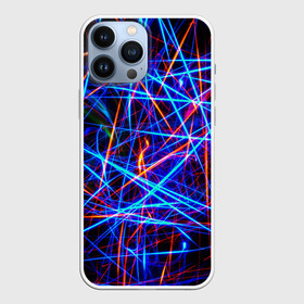 Чехол для iPhone 13 Pro Max с принтом | NEON LINES | Glowing Lines Effect в городе Новоалтайск,  |  | rave neon | живые линии | неновые лучи | неон | неоновая лампа | неоновая ночь | неоновые ленты | неоновые линии разных цветов | неоновый рейв | светящиеся линии | флекс неон | эффект неона