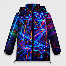 Женская зимняя куртка Oversize с принтом NEON LINES Glowing Lines Effect в городе Новоалтайск, верх — 100% полиэстер; подкладка — 100% полиэстер; утеплитель — 100% полиэстер | длина ниже бедра, силуэт Оверсайз. Есть воротник-стойка, отстегивающийся капюшон и ветрозащитная планка. 

Боковые карманы с листочкой на кнопках и внутренний карман на молнии | rave neon | живые линии | неновые лучи | неон | неоновая лампа | неоновая ночь | неоновые ленты | неоновые линии разных цветов | неоновый рейв | светящиеся линии | флекс неон | эффект неона