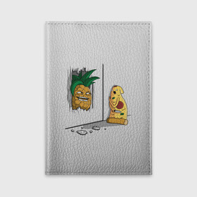 Обложка для автодокументов с принтом HERES PINEAPPLE в городе Новоалтайск, натуральная кожа |  размер 19,9*13 см; внутри 4 больших “конверта” для документов и один маленький отдел — туда идеально встанут права | Тематика изображения на принте: here | is | johnny | mem | meme | memes | pineapple | pizza | shining | ананас | джонни | мем | мемы | пица | пицца | сияние | это