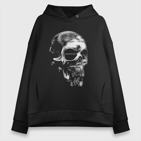 Женское худи Oversize хлопок с принтом Memento mori в городе Новоалтайск, френч-терри — 70% хлопок, 30% полиэстер. Мягкий теплый начес внутри —100% хлопок | боковые карманы, эластичные манжеты и нижняя кромка, капюшон на магнитной кнопке | art | fashion | hype | memento mori | motto | philosophy | skull | slogan | vanguard | авангард | девиз | искусство | мода | слоган | философия | хайп | череп