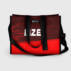 Сумка-шоппер 3D с принтом Lizer   Краска в городе Новоалтайск, 100% полиэстер | застегивается на металлическую кнопку; внутренний карман застегивается на молнию. Стенки укреплены специальным мягким материалом, чтобы защитить содержимое от несильных ударов
 | lizer | music | rap | краска | лизер | музыка | рэп | рэпер | рэперы | рэпперы | хип | хип хоп | хоп