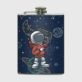 Фляга с принтом КОСМИЧЕСКАЯ МУЗЫКА | SPACE MUSIC в городе Новоалтайск, металлический корпус | емкость 0,22 л, размер 125 х 94 мм. Виниловая наклейка запечатывается полностью | astronaut | music | planet | rocket | space | stars | астронавт | звезда | звезды | космонавт | космос | магнитафон | мафон | музыка | музыкант | планета | планеты | ракета