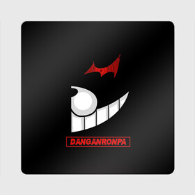 Магнит виниловый Квадрат с принтом Черная половина Монокума   Danganronpa в городе Новоалтайск, полимерный материал с магнитным слоем | размер 9*9 см, закругленные углы | academy of hope and high | danganronpa | monokuma | school students of despair | trigger happy havoc | ultimate despair h | аниме | данганромпа | данганронпа | директор абсолютного отчаяния | директор академии пик надежды | манга | маскот danganronpa | мо