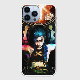 Чехол для iPhone 13 Pro Max с принтом ARCANE JINX ОБЛОЖКА   LEAGUE OF LEGENDS в городе Новоалтайск,  |  | Тематика изображения на принте: akali | arcane | fan | fan art | hero | jinx | kda | kda mas | league of legends | lol | moba | акали | аркейн | герой | джинкс | кда | лига легенд | лол | моба