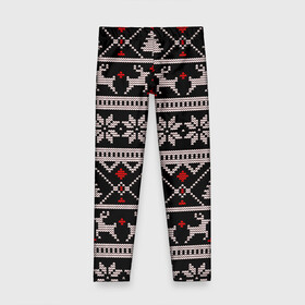 Детские леггинсы 3D с принтом DEER SWEATER СВИТЕР С ОЛЕНЯМИ в городе Новоалтайск, полиэстер 85%, спандекс 15% | эластичный пояс, зауженный крой | 2022 | christmas | cold | deer | merry | new | snow | winter | year | буря | вязаный | год | елка | елки | ель | зима | лес | метель | мороз | новый | олени | олень | оленями | рождество | с | свитер | снег | снежинка | снежинки | холод