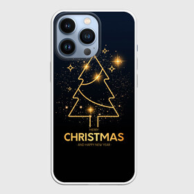 Чехол для iPhone 13 Pro с принтом Золотая сказка   Golden tale в городе Новоалтайск,  |  | gold | tale | блестки | елка | новый год | рождество | сказка