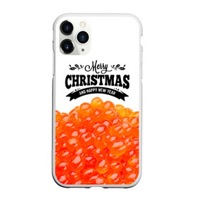 Чехол для iPhone 11 Pro Max матовый с принтом ИКРА - Merry Christmas в городе Новоалтайск, Силикон |  | merry christmas | бутерброд | икра | новый год | праздники | рождество | салаты | угощения