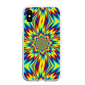 Чехол для iPhone XS Max матовый с принтом Пульсирующий Огненный Цветок в городе Новоалтайск, Силикон | Область печати: задняя сторона чехла, без боковых панелей | Тематика изображения на принте: абстракция | аум | галлюцинация | иллюзии | индиго | майя | мантра | медитация | мираж | неон | нирвана | обман зрения | ом | оптические иллюзии | просветление | психоделика | психологи | радуга