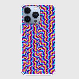 Чехол для iPhone 13 Pro с принтом Ползучие Змеи (Иллюзия Движения) в городе Новоалтайск,  |  | абстракция | аум | галлюцинация | зазеркалье | игра ума | иллюзии | индиго | майя | мантра | медитация | мираж | неон | нирвана | обман зрения | ом | оптические иллюзии | просветление | психоделика