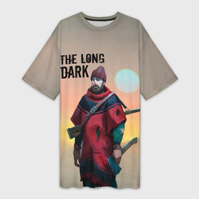Платье-футболка 3D с принтом The Long Dark Уилл Маккензи в городе Новоалтайск,  |  | long dark | the long dark | will mackenzie | длинная тьма | долгая тьма | игра long dark | уилл маккензи
