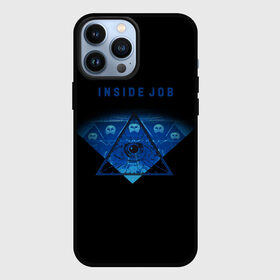 Чехол для iPhone 13 Pro Max с принтом Общество треугольника в городе Новоалтайск,  |  | Тематика изображения на принте: надпись | название | общество | око | треугольник | экран