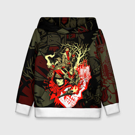 Детская толстовка 3D с принтом DARKEST DUNGEON   ТЕМНЕЙШЕЕ ПОДЗЕМЕЛЬЕ   ART в городе Новоалтайск, 100% полиэстер | двухслойный капюшон со шнурком для регулировки, мягкие манжеты на рукавах и по низу толстовки, спереди карман-кенгуру с мягким внутренним слоем | darkest dungeon | darkest dungeon 2 | ад | арт | готика | игра | огонь | пламя | темнейшее подземелье | ужасы