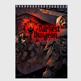 Скетчбук с принтом DARKEST DUNGEON   ТЕМНЕЙШЕЕ ПОДЗЕМЕЛЬЕ   ПОДЗЕМЕЛЬЕ АРТ в городе Новоалтайск, 100% бумага
 | 48 листов, плотность листов — 100 г/м2, плотность картонной обложки — 250 г/м2. Листы скреплены сверху удобной пружинной спиралью | darkest dungeon | darkest dungeon 2 | ад | арт | готика | игра | огонь | пламя | темнейшее подземелье | ужасы