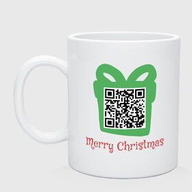Кружка керамическая с принтом QR Christmas в городе Новоалтайск, керамика | объем — 330 мл, диаметр — 80 мм. Принт наносится на бока кружки, можно сделать два разных изображения | coronavirus | covid | covid19 | qr code | qr код | sputnik | вакцина | вакцинация | вирус | здоровье | изоляция | иммунитет | карантин | ковид | код | корона | коронавирус | маркировка | маска | матрица | п | пандемия