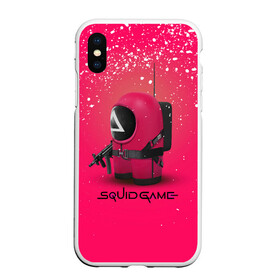Чехол для iPhone XS Max матовый с принтом Among Us x Squid Game в городе Новоалтайск, Силикон | Область печати: задняя сторона чехла, без боковых панелей | among us | among us 2 | amongus | circle | crew mate | crewmate | impostor | innersloth | medbay | netflix | square | squid game | sus | аманг ас | амонгас | амонгус | игра | игра в кальмара | импостор | квадрат | круг | крюмейт | нетфликс | предатель | с