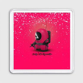 Магнит 55*55 с принтом Among Us x Squid Game в городе Новоалтайск, Пластик | Размер: 65*65 мм; Размер печати: 55*55 мм | Тематика изображения на принте: among us | among us 2 | amongus | circle | crew mate | crewmate | impostor | innersloth | medbay | netflix | square | squid game | sus | аманг ас | амонгас | амонгус | игра | игра в кальмара | импостор | квадрат | круг | крюмейт | нетфликс | предатель | с